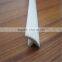wooden color table corner T profile edge banding,flexible T edge banding profiles,soft embossed plastic T profile strips