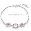 2016 Lovely Design S925 Silver Friendship Bracelets FB047