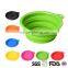 Dog Food Bowl Water Feeding Portable Travel Foldable Bowl for Pet