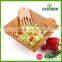 Red Bamboo Salad Bowl