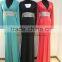 Gorgeous beaded shinning belt V-neck spandex cotton kaftans evening dress for long sleeve