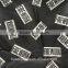 fashion fabric english letter firework print fabric for winter clothing