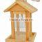 2015 china suppliers sale ISO9001&FSC&SA8000 hanging wild wooden bird feeder in pet cages,carriers&house