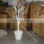 Artificial wholesale table centerpiece wedding tree potted with wedding favour