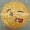 Best selling great emoji throw pillow,smirk face cushion for Home
