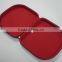 GC---20CM length PU +jersey fabric cosmetic cover eva bag