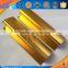 Hot! sand blasted gold aluminum cabinet best factory aluminum alloy price 6063-t5 0.8 mm aluminum extruded profile