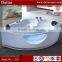 1800mm 2 Person Indoor Hot Tub, Two Side Glass Bathtub, Freestanding Bathtub Popular Acrylic Bathtubs