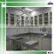 Easy clean stainless steel dental laboratory workbench with reagent shelf