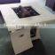 Square Magnesia Gas Fire Pit Table