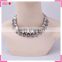 Cheap bead necklaces skull shaped, for Halloween imitate silver plated necklace
