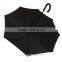 Automatic open long umbrella with black fiberglass frame