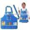 Blue Children Apron for Painting in stock