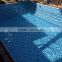 Waterproof Swimming Pool Plastic Liner / Blue Mosaic PVC Swimming Pool Liner