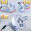 5W recessed down light led