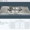 140x50cm stainless steel kitchen sink