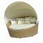 2016 Modern Rattan Hotel Furniture Daybed Sectional Sofa Bed
