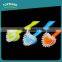 Toprank BSCI Manufacturer New Design Heart Shape Head Plastic Bowl Cleaning Brush Kitchen Brush Dish Brush With Handle