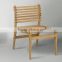 Heavy-duty bamboo dining round table and chair set