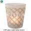 centerpiece candle holder Glass Jar With Print Candle Holders
