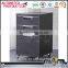 China waterproof file storage cabinet blue 3 drawer mobile pedestal cabinet in stock