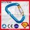 Super D Type With CE Certificate Aluminum Carabiner For Wild Sports