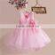 2015 Free shipping sleeveless flower girl dancing dress party baby girl christening dress kids baby birthday Christmas dresses