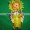Straw havest outdoor scarecrow