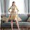 Fashion Ladies Khaki Color windbreaker Wind Coat