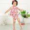 Wholesale baby girls lace cotton 2pcs set fashion lace set for infant girls