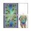 DIGITAL print viscose Crepe crystal embellish kaftan CAFTAN tunic poncho blouse