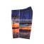 South American style sublimation print men mesh lining beach shorts