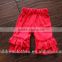 Wholesale Summer Baby Clothes Solid Color Cake Ruffle Shorts Fashion Cute Icing Boutique Shorts