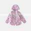S60592B 2017 girls outwear jacket autumn fashion baby girls children owl print long sleeve hoodie jacket outer coat