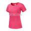 fashion slim short sleeve women short sleeve blank tight t shirt sports t shirt design for women