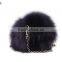 Genuine Fox Fur Handbag Tote Bag Luxury for Ladies Girl