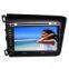 Производитель по OEM 2 din проигрыватель DVD и CD для автомобиля Honda 2012 Civic Left с GPS, Bluetooth, TV, 3G и Wi-Fi
