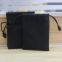 High Quality Black Color Drawstring Hermp Fabric Bags