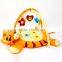 Wholesale funny tiger style musical gym play mat baby with sides M5082206