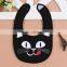 infant kids age cute cartoon print baby bibs with waterproof backing