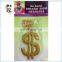 Gangster Rapper Costume Party Shimmering Pimp Dollar Sign Necklace HPC-0928