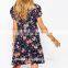 Latest Fashion Maternity Clothes For Pregnant Women Floral Dress