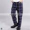 T-BP001 New Style Cheap Long Grid Harem Pants Boys