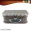 2017 Retro Suitcase Gift Box With Stripe Surface