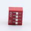 Source Enterprise DS-04 Red 4 Bit Code Switch 2.54MM Pitch 8 Pin DIP Switch