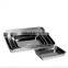 Gastronomic stainless steel trays GN 1/2 6.5cm 325mm * 265mm