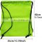Eco friendly 420D polyester fabric Folding Cinch Backpack Bags with  Drawstring