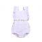 Girl Baby Summer Bodysuit Plain Cotton Baby Romper Bubble Romper