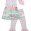 2018 wholesale clothes children girls clothing set
