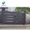 Aluminum horizontal slat fence